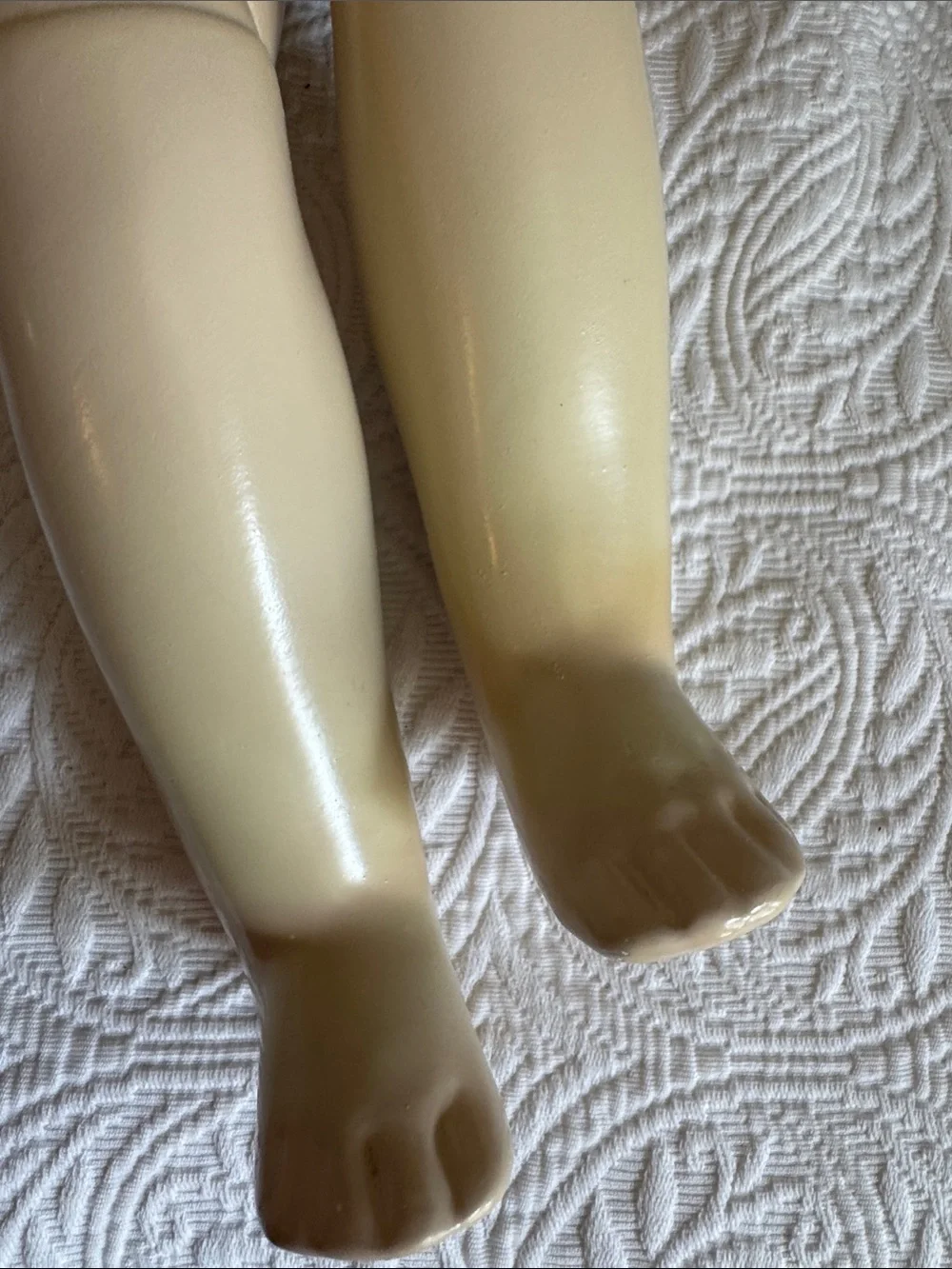 Blonde Vintage-Style Porcelain Doll for Kids - Blonde 24 inches long